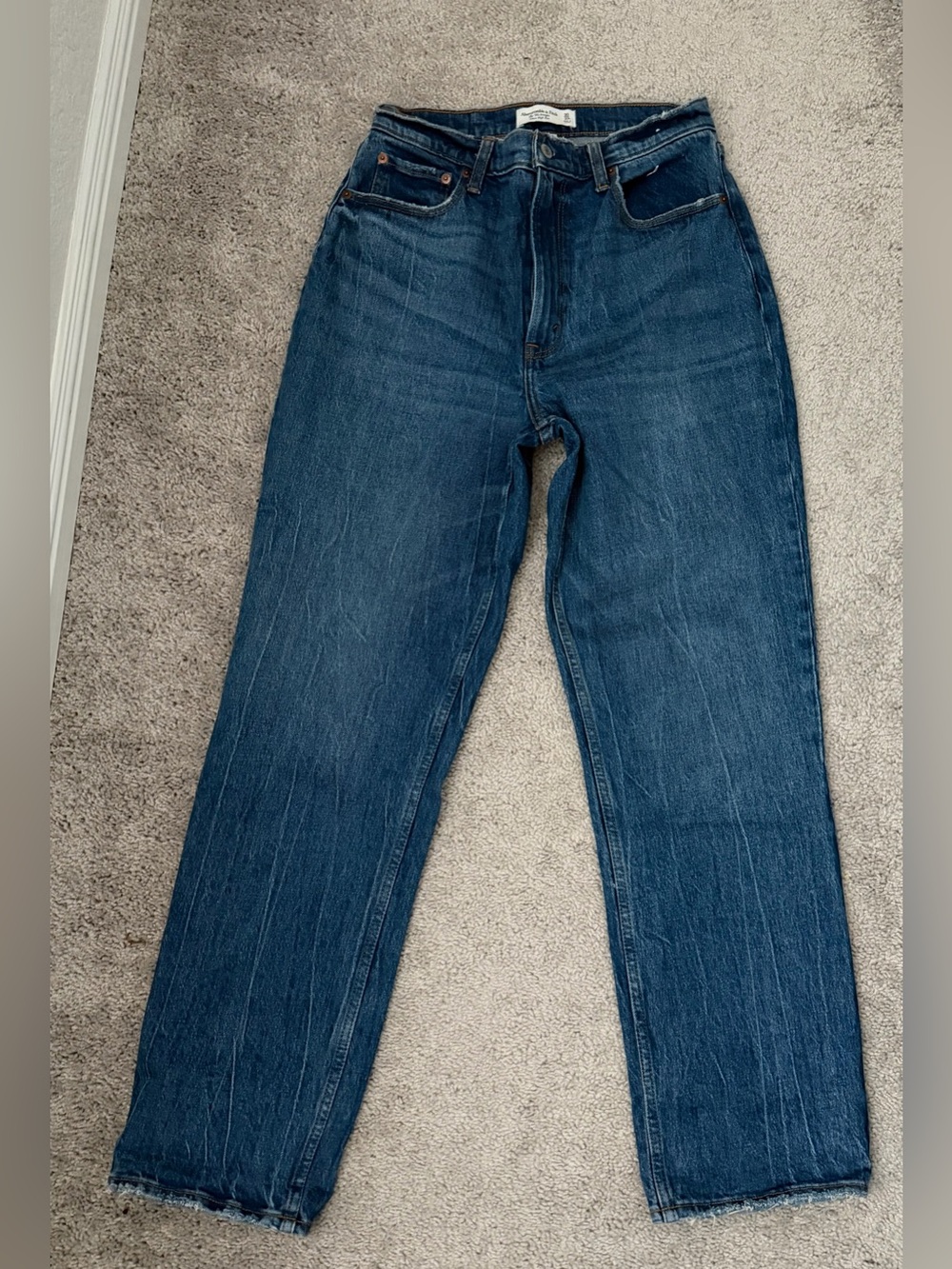 Abercrombie & Fitch 90’s straight ultra high rise jeans